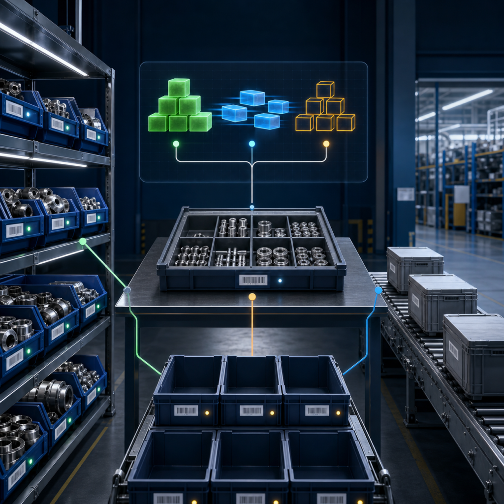 Gestion des stocks, des approvisionnements et des besoins futurs de production